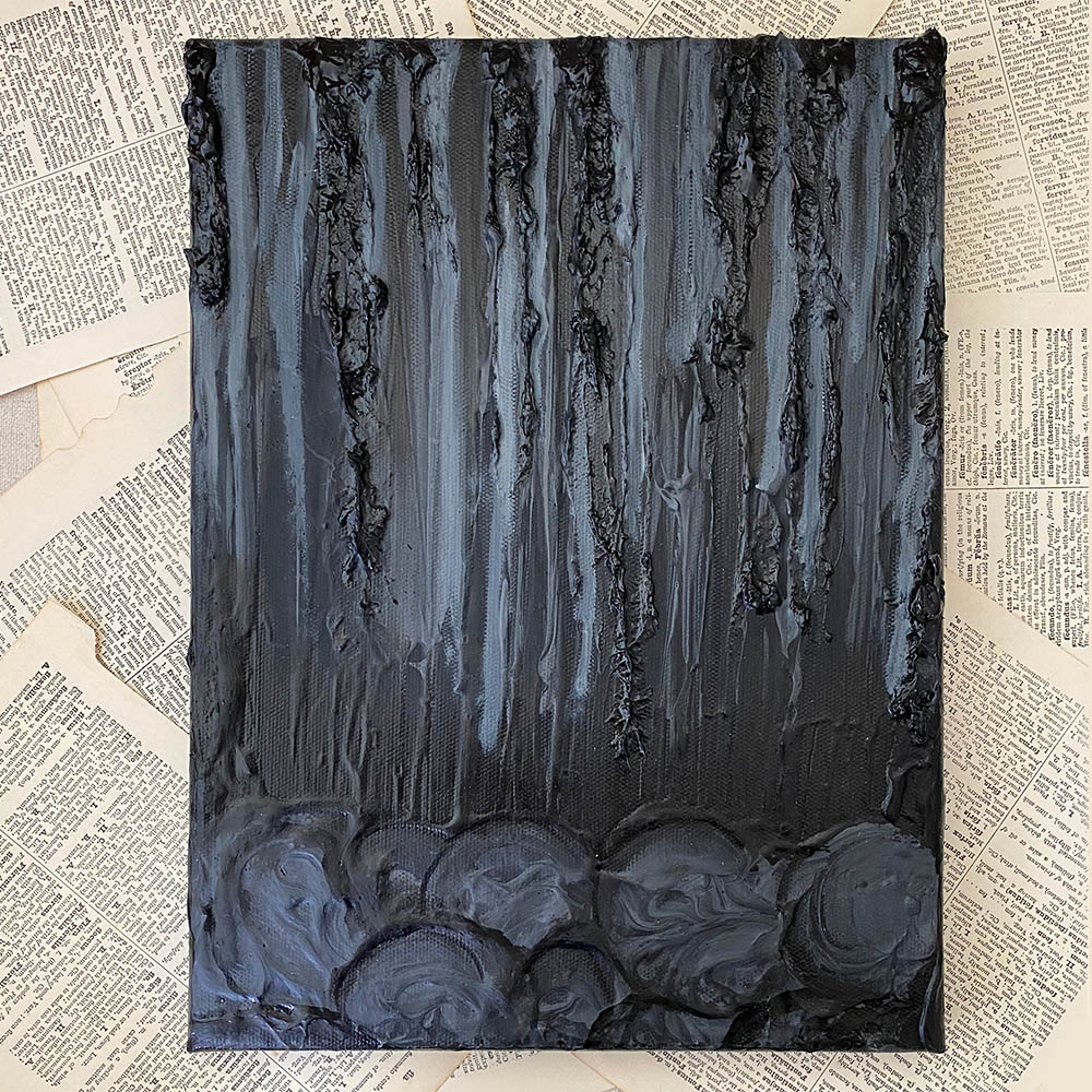 Absence of Light - 9x12 Acrylic Painting on Canvas