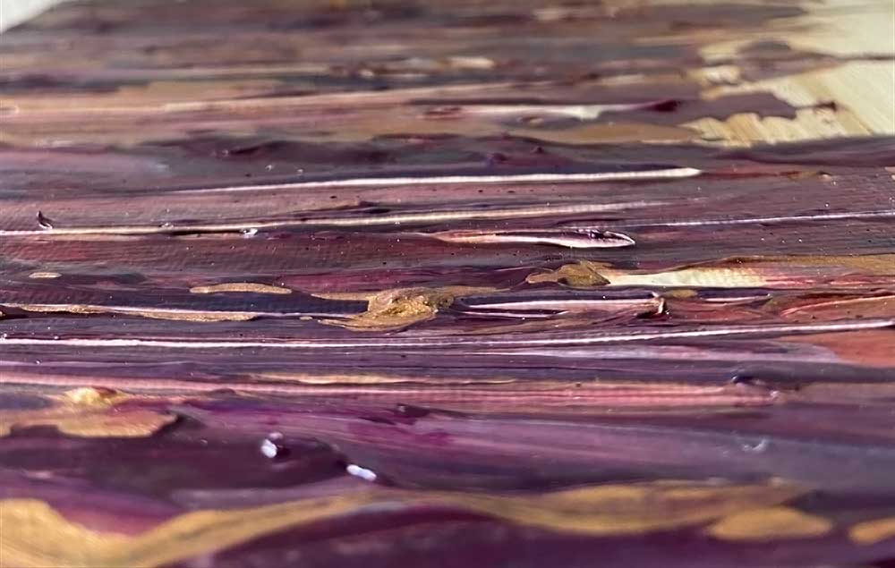 Oxblood - 8x10 Acrylic on Canvas - Image 4