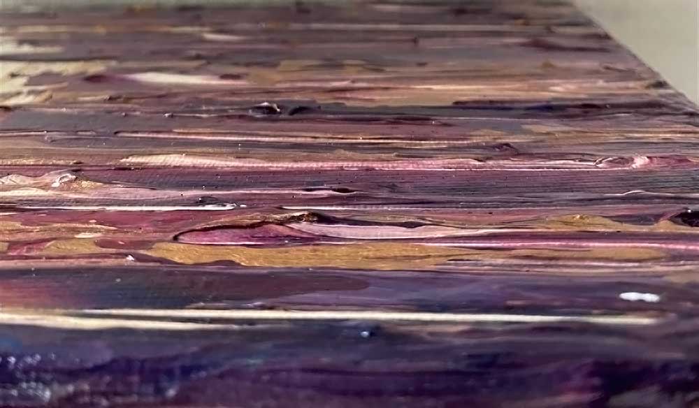 Oxblood - 8x10 Acrylic on Canvas - Image 3
