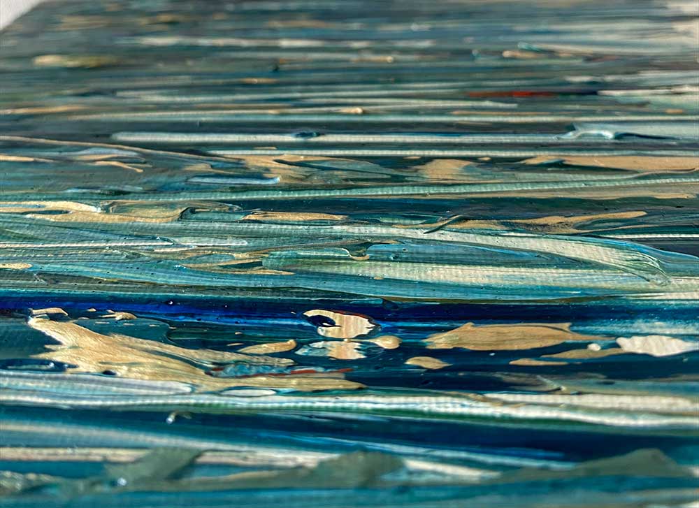 Phthalo - 8x10 Acrylic on Canvas - Image 3