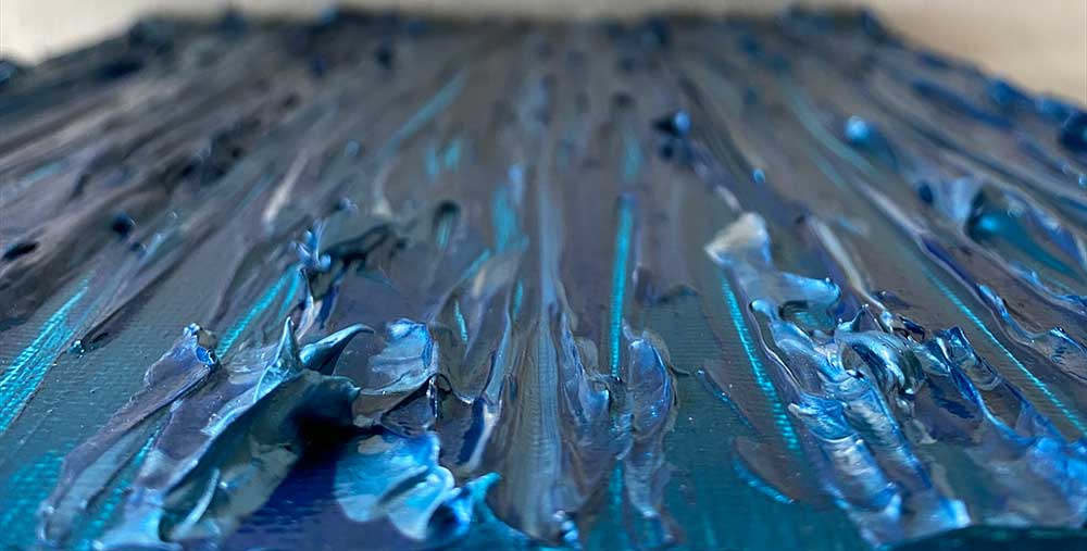 Royal Jewels: Topaz - 8x10 Acrylic on Canvas - Image 3