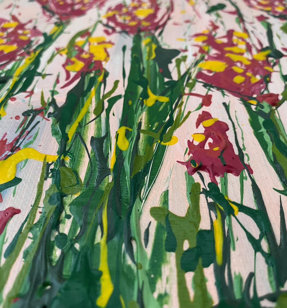 Tulips - 8x10 Acrylic on Canvas - Image 2
