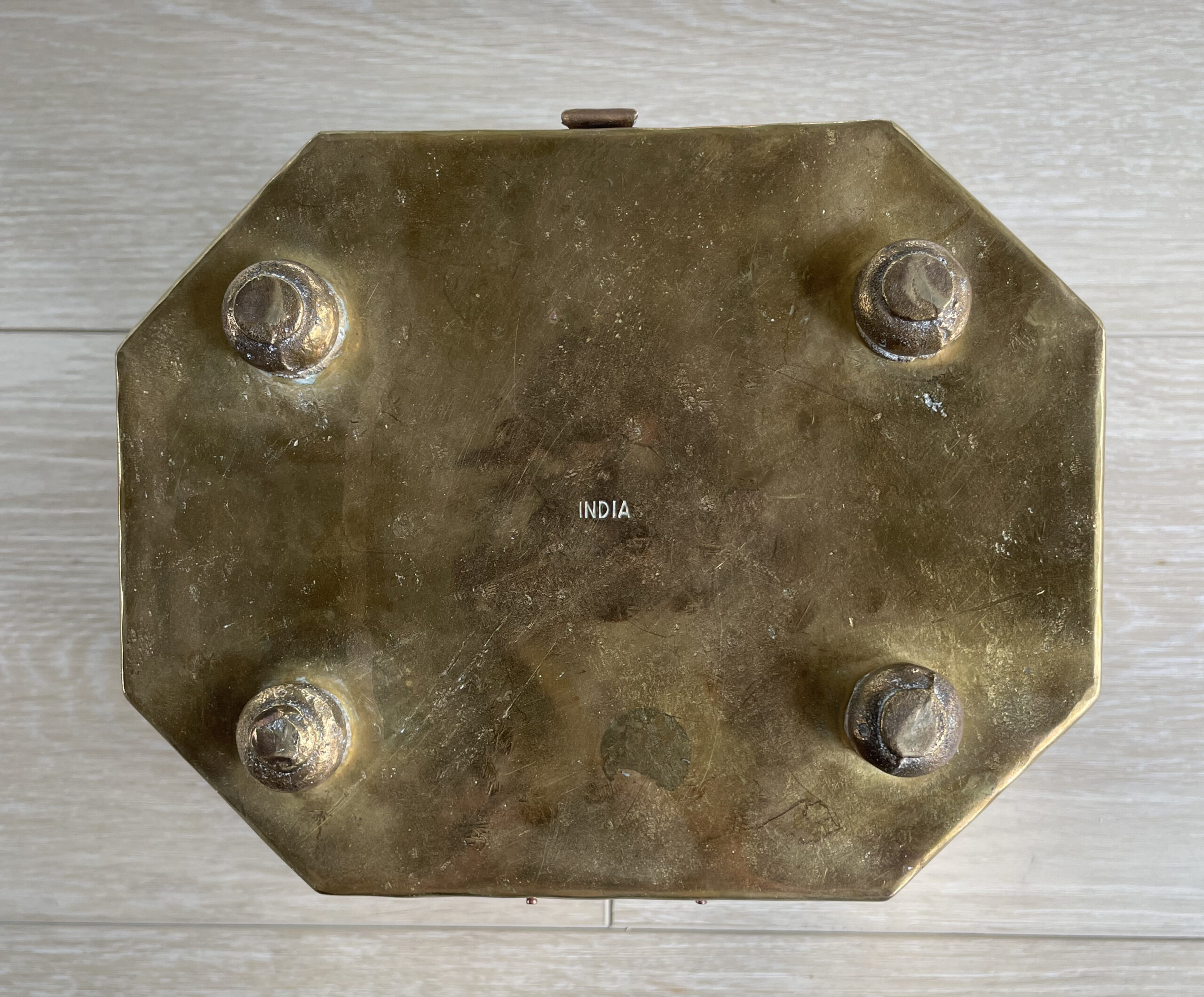 Extra Large Brass Trinket Box - Image 4