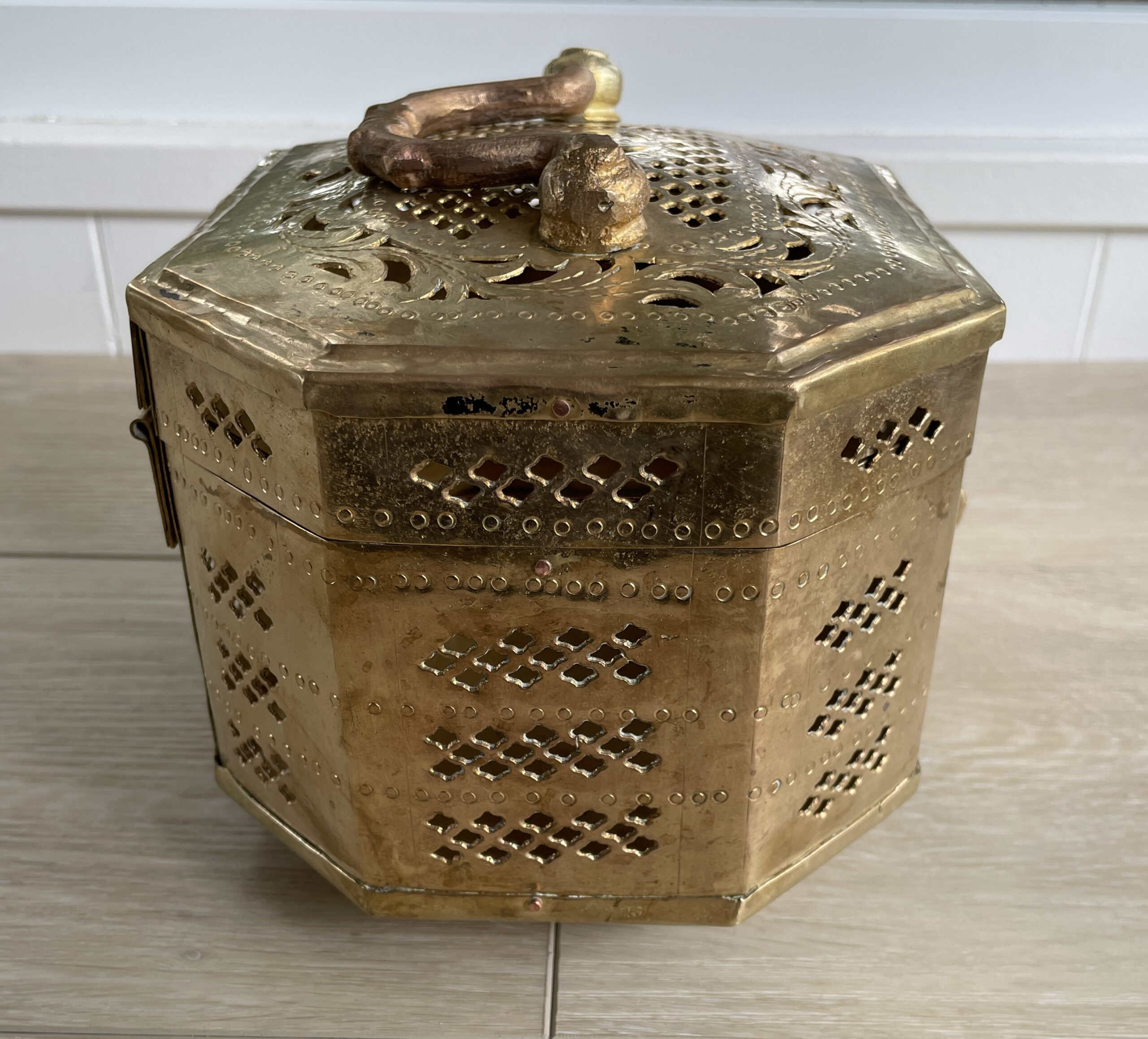 Extra Large Brass Trinket Box - Image 3