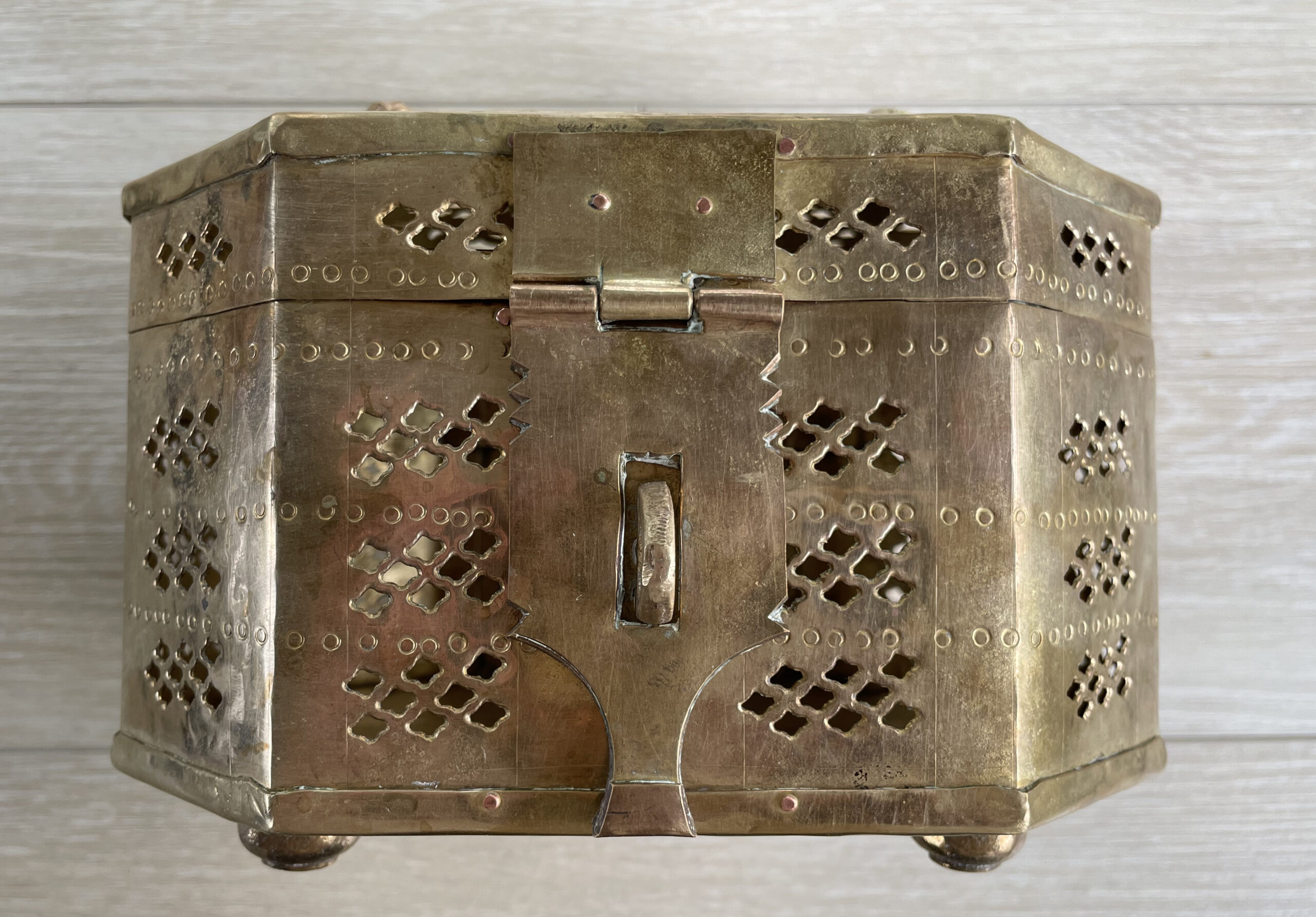 Extra Large Brass Trinket Box - Image 8
