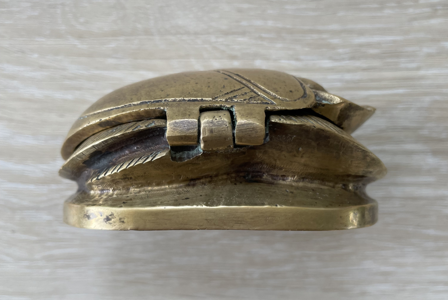 Brass Scarab Beetle Trinket Box - Image 4