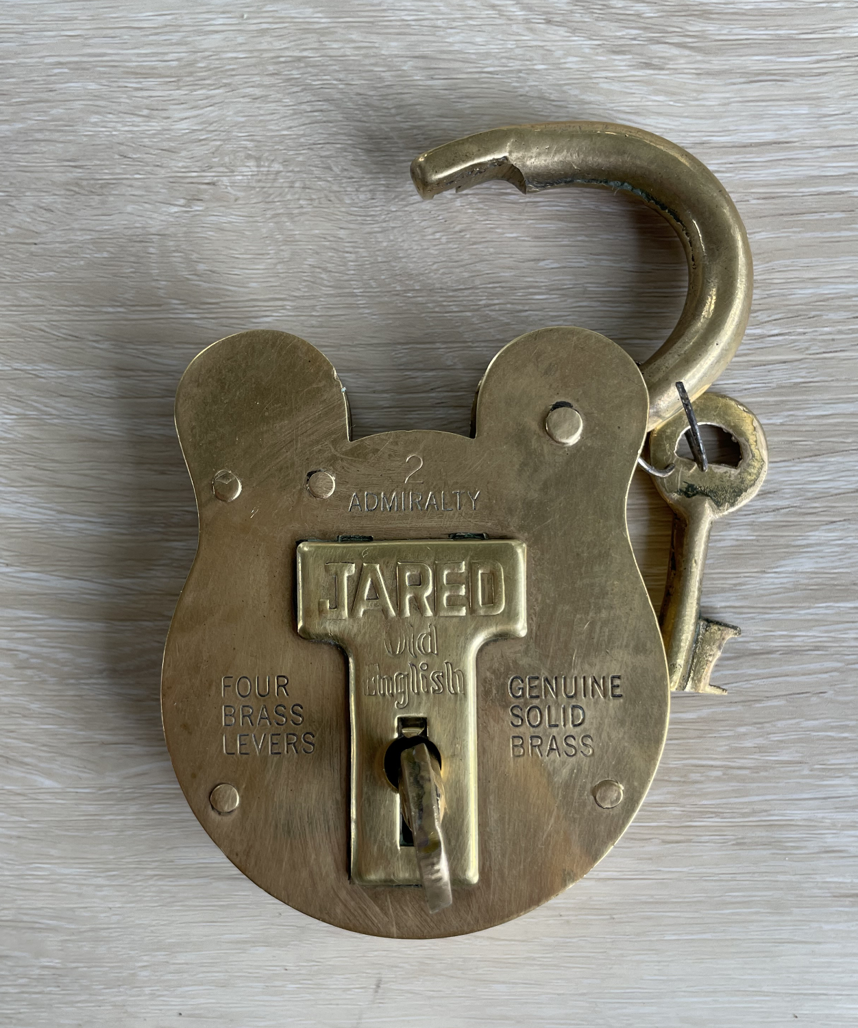 Brass Lock with Keys