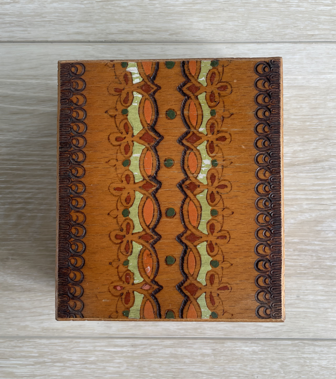 Carved Cigarette Box Dispenser