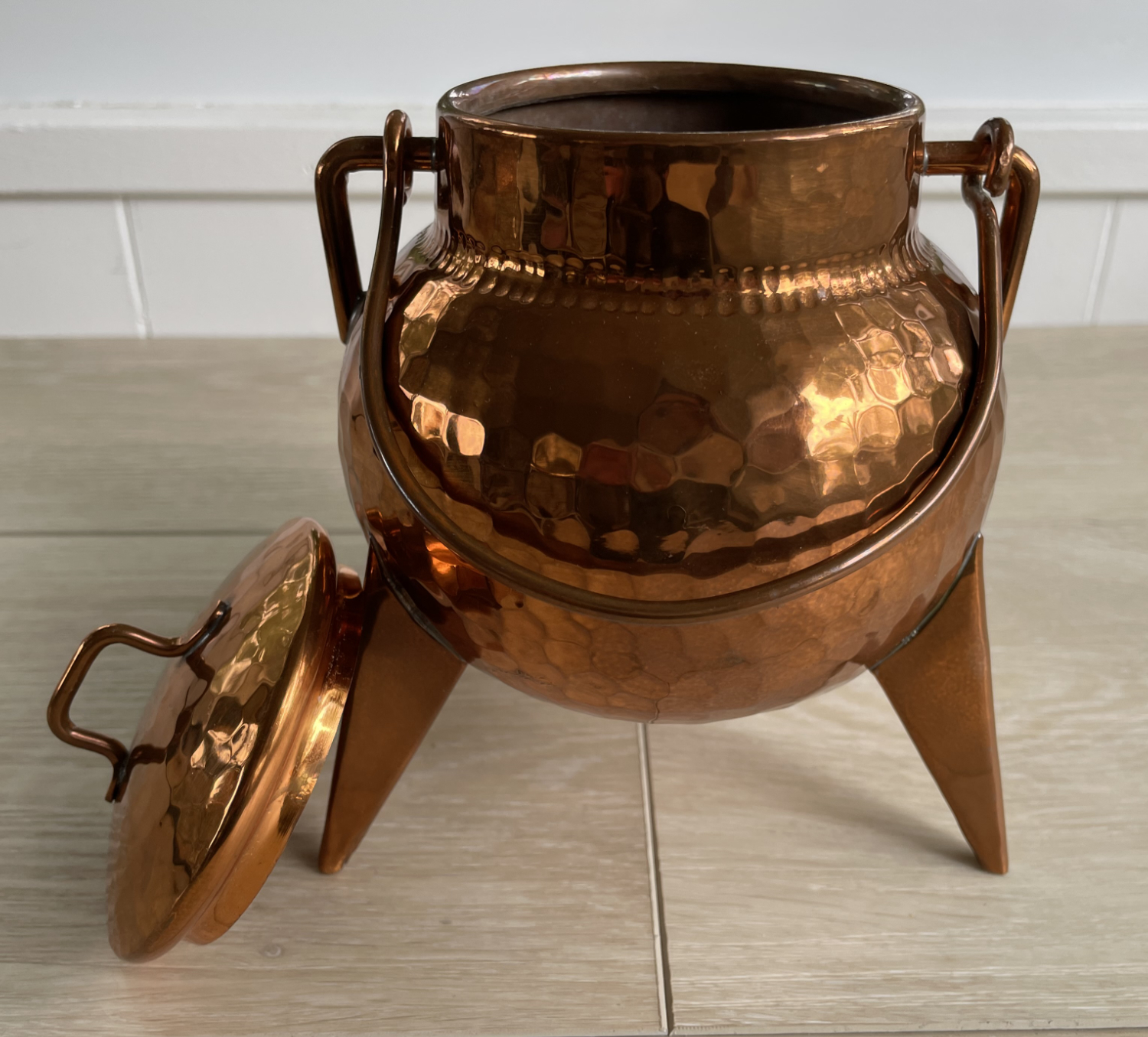 Hammered Copper Kettle