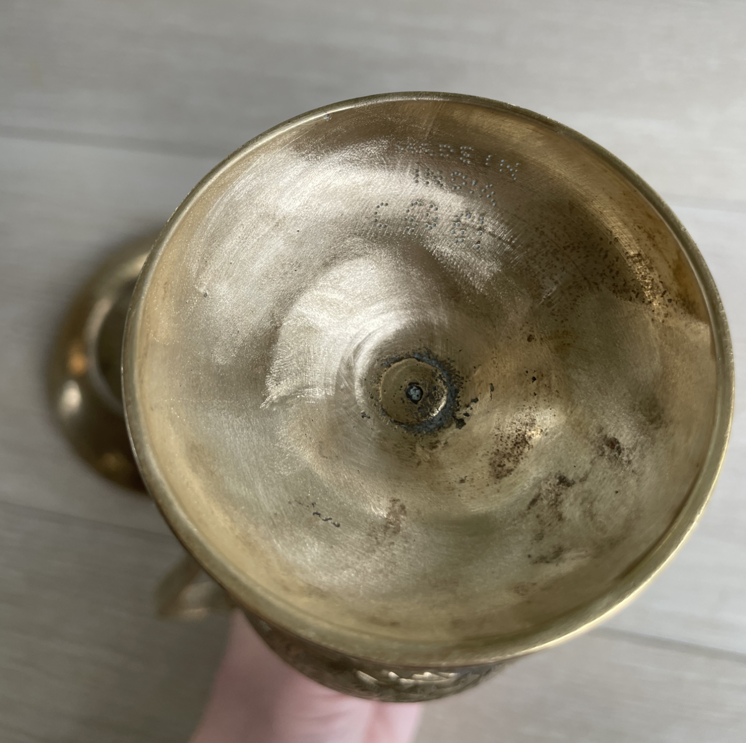Floral Engraved Brass Decor - Image 8