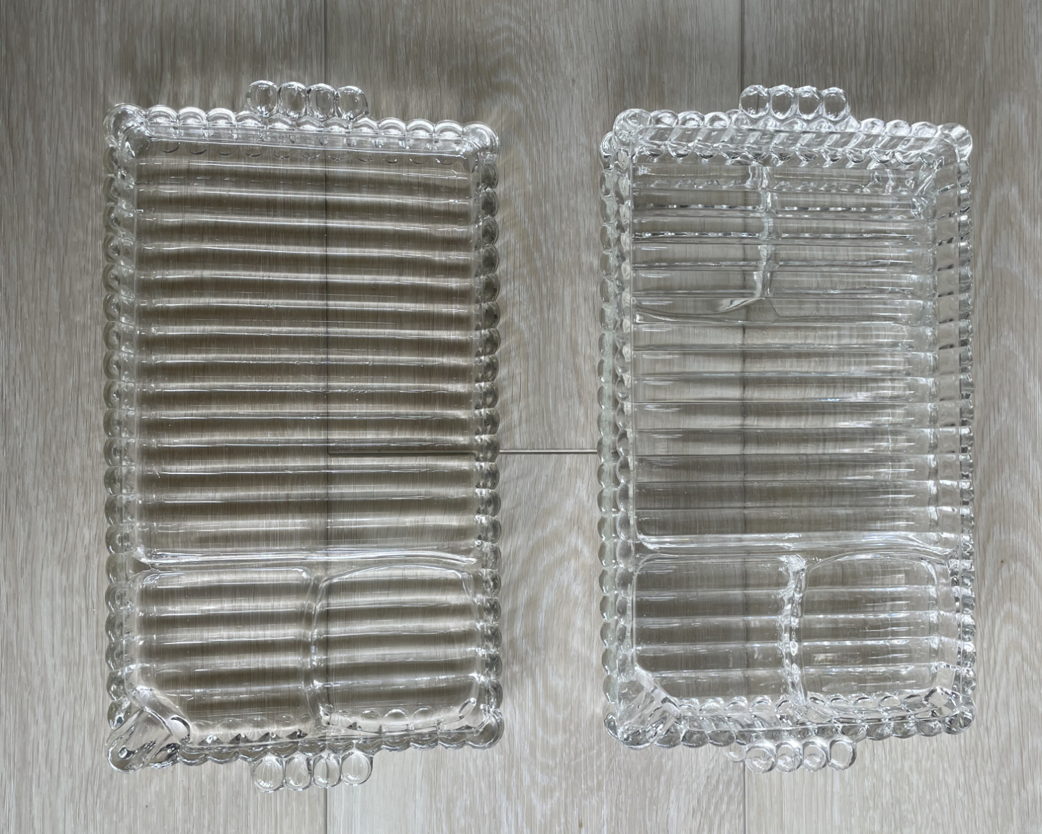 Fluted Glass Rolling Trays - Image 2