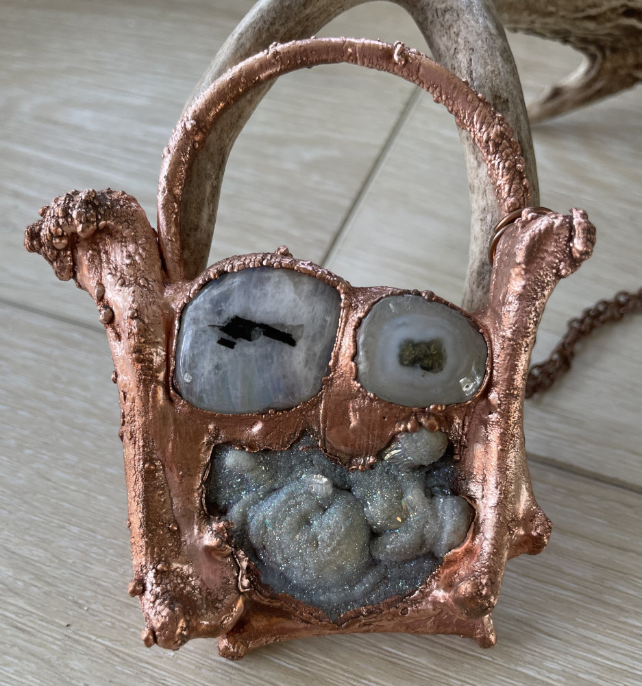 Bone Cauldron Pendant