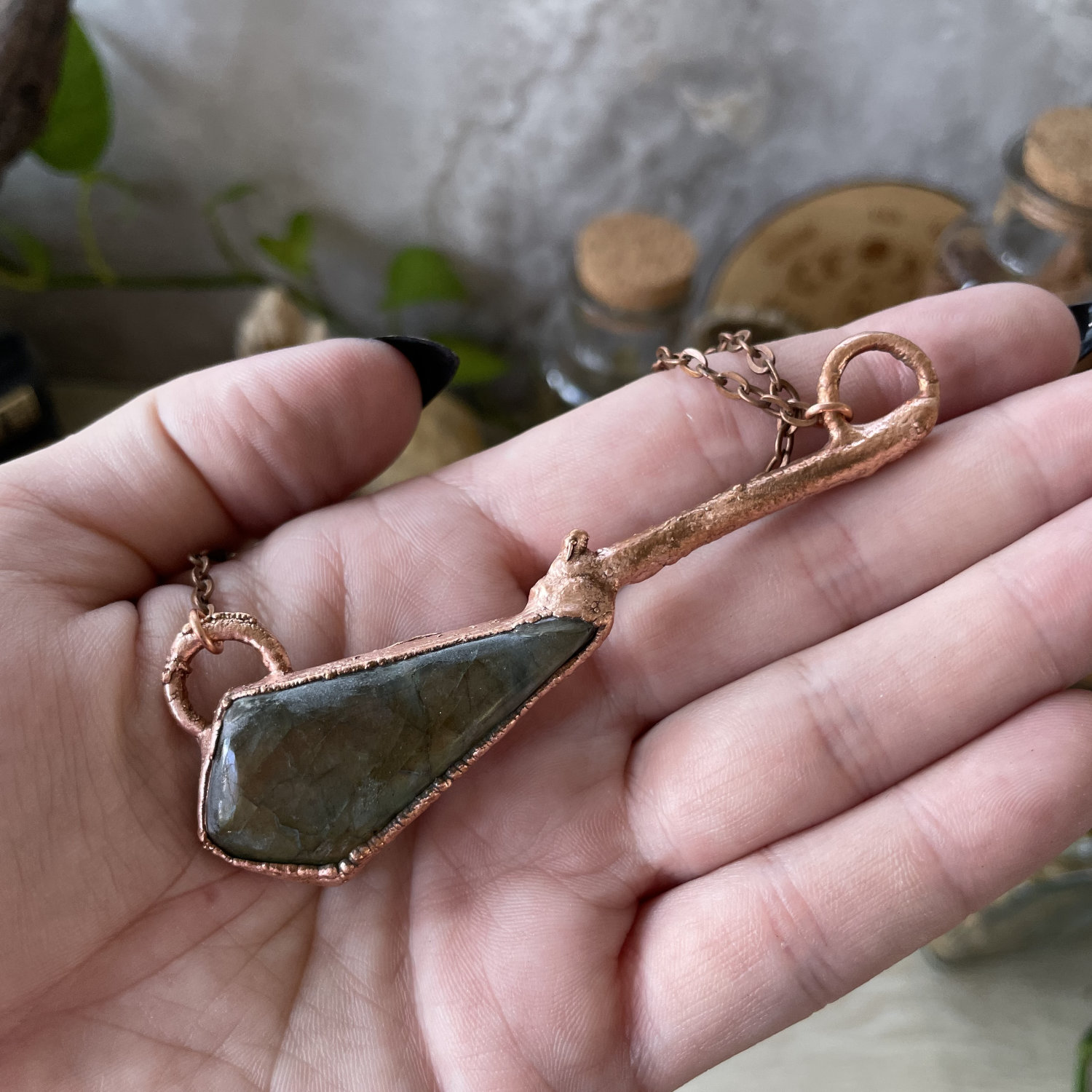 Labradorite Besom in Copper - Image 3